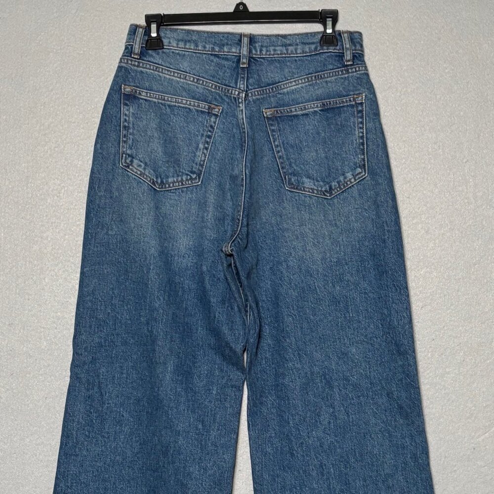 Reformation Cary High Rise Slouchy Wide Leg Jeans Women's Size 27 Medium Wash - Picture 3 of 15